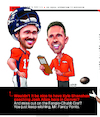 Cartoon: Denver Bronco Hiring Misses (small) by karlwimer tagged sports,cartoon,denver,broncos,american,football,nfl,karl,wimer,athletics