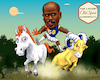 Cartoon: Von Miller Latest Ad (small) by karlwimer tagged wimer,sports,cartoon,american,football,denver,broncos,los,angeles,rams,von,miller,trade,horse