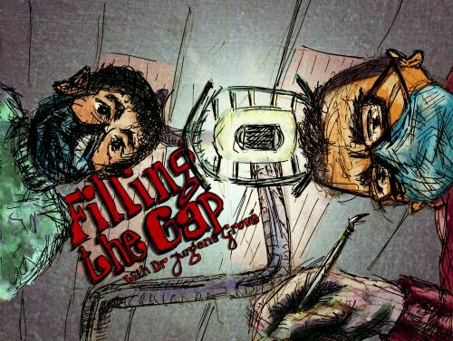 Cartoon: Filling the Gap (medium) by royblumenthal tagged dentist,nurse,surgery,tooth,teeth,mask