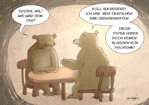 Cartoon: Bärenattacke (medium) by droigks tagged kieling,tierfilmer,distanz,proxemik,droigks,bär,bärenattacke,attacke,soziale,wildtiere,tierbeobachtung,risiko,distanzlos,instinkt,angriff,verteidigung,tierfilm,natur,kieling,tierfilmer,distanz,proxemik,droigks,bär,bärenattacke,attacke,soziale,wildtiere,tierbeobachtung,risiko,distanzlos,instinkt,angriff,verteidigung,tierfilm,natur