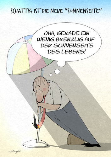 er hat einen Schattenplatz er hat einen Schattenplatz