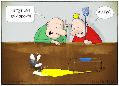 jetzt hat sie Corona jetzt hat sie Corona