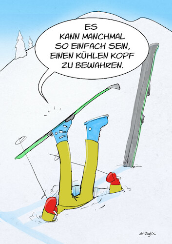 Cartoon: kühler Kopf (medium) by droigks tagged cartoon,comic,droigks,abkuehlung,kalt,skiunfall,positiv,denken,motivation,skifahren,skiurlaub,skisaison,cartoon,comic,droigks,abkuehlung,kalt,skiunfall,positiv,denken,motivation,skifahren,skiurlaub,skisaison