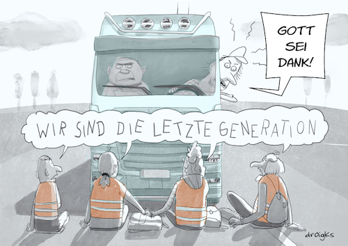 Cartoon: LETZTE GENERATION (medium) by droigks tagged klima,klimakleber,klimaaktivisten,klimablockade,klimaprotest,klimaziele,bürgerrat,droigks,selbsthilfegruppe,sitzblockade,protestbewegung,widerstand,arbeitsscheu,kipppunkt,terrorismus,klimawandel,klima,klimakleber,klimaaktivisten,klimablockade,klimaprotest,klimaziele,bürgerrat,droigks,selbsthilfegruppe,sitzblockade,protestbewegung,widerstand,arbeitsscheu,kipppunkt,terrorismus,klimawandel