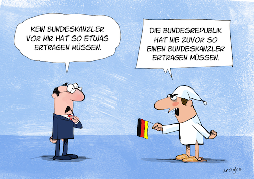 Cartoon: Märtyrer (medium) by droigks tagged friedrich,merz,bundeskanzler,droigks,spiegelinterview,anfeindungen,hass,im,netz,shitstorm,opferrolle,kritik,medienkritik,socialmedia,politikstil,zumutung,belastung,jammerlappen,friedrich,merz,bundeskanzler,droigks,spiegelinterview,anfeindungen,hass,im,netz,shitstorm,opferrolle,kritik,medienkritik,socialmedia,politikstil,zumutung,belastung,jammerlappen