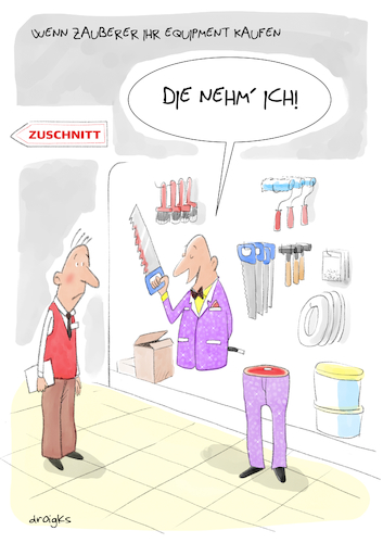 Magier kauft ein Magier kauft ein