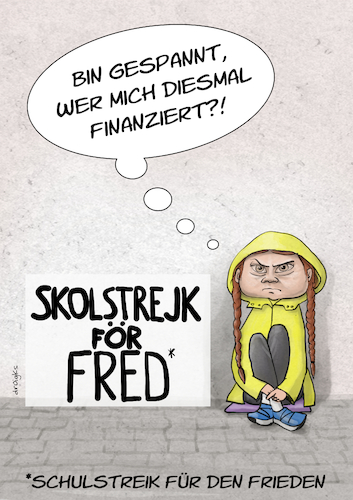 Cartoon: Schulstreik für den Frieden (medium) by droigks tagged frieden,investition,non,profit,gewinn,droigks,gewinnmaximierung,gewinnorientiert,verdienst,profitabel,desinteresse,rendite,frieden,investition,non,profit,gewinn,droigks,gewinnorientiert,verdienst,profitabel,desinteresse,rendite