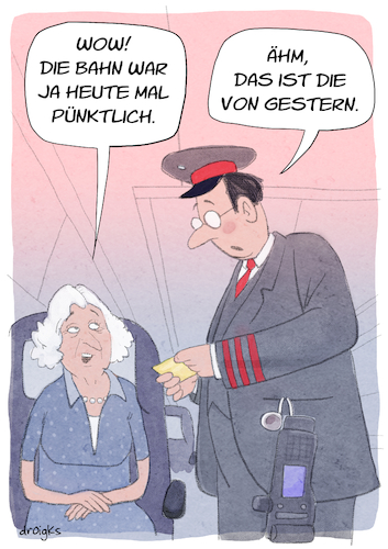super pünktliche Bahn super pünktliche Bahn