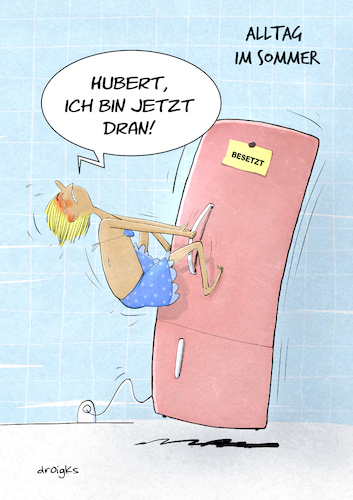 Cartoon: Zuflucht (medium) by droigks tagged cartoon,comic,droigks,sommer,hitze,schwitzen,abkühlung,kälte,kühlschrank,eis,eisfach,abkühlen,besetzt,wechsel,zuflucht,hitzewelle,eisschrank,schatten,heiss,brand,brenzlig,brandgefahr,feuer,entzündlich,sommerhitze,glut,cartoon,comic,droigks,sommer,hitze,schwitzen,abkühlung,kälte,kühlschrank,eis,eisfach,abkühlen,besetzt,wechsel,zuflucht,hitzewelle,eisschrank