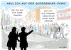 Cartoon: auf der Querdenker-Demo (small) by droigks tagged demonstration,vielfalt,toleranz,andersdenkende,meinungsvielfalt,demokratie,pharmaindustrie,impfen,pandemie,droigks,epidemie,querdenken,auseinandersetzen,meinungsfreiheit,akzeptanz,miteinander