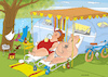 Cartoon: Campingurlaub (small) by droigks tagged urlaub,natur,camping,campingwagen,droigks,camper,campinganhänger,campingplatz,urlauber,entspannung,freizeit