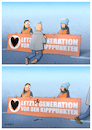 Cartoon: Degeneration (small) by droigks tagged klima,klimakleber,letzte,generation,klimaprotest,gesellschaftliche,akzeptanz,unterstützung,droigks,degeneration,apokalypse,endzeitstimmung,protest,klimaziele,klimaschutz,abwehr,intoleranz,demonstration