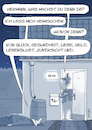 Cartoon: Heimsuchung (small) by droigks tagged glück,gesundheit,liebe,geld,lebenslust,zuversicht,droigks,neujahr,2024,heimsuchung,hoffnung