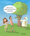 Cartoon: Kaufrausch gabs schon immer (small) by droigks tagged adam,eva,suendenfall,garten,konsum,eden,paradies,droigks,gott,schlange,verfuehrung,rauswurf,verbotene,frucht,baum,erkenntnis,suende,unheil,shoppen,einkauf,kaufrausch,kaufsucht