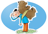 Cartoon: Lügen lügen lügen... (small) by droigks tagged lüge,bären,aufbinden,droigks,lügengeschichte,lügenbold