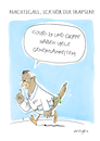 Cartoon: Nachtigall ick hoer dir trapsen (small) by droigks tagged corona,epidemie,pandemie,impfen,maske,maskenpflicht,gesundheit,staat,freiheit,bürger,grundrecht,droigks,wieler,rki