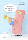 Cartoon: Zuflucht (small) by droigks tagged cartoon,comic,droigks,sommer,hitze,schwitzen,abkühlung,kälte,kühlschrank,eis,eisfach,abkühlen,besetzt,wechsel,zuflucht,hitzewelle,eisschrank,schatten,heiss,brand,brenzlig,brandgefahr,feuer,entzündlich,sommerhitze,glut