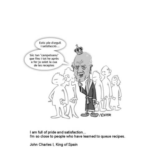 Cartoon: The King at the Hospital (medium) by nestormacia tagged spain,king,hospital,the