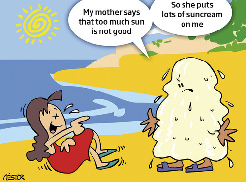 Cartoon: Child joke (medium) by nestormacia tagged child,humour
