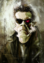 Cartoon: arnold schwarzenegger terminator (small) by jabir tagged arnold,schwarzenegger,terminator