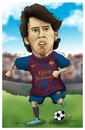 Cartoon: messi (small) by teukudq tagged 191011