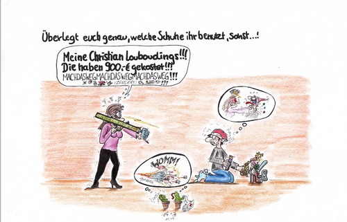 Cartoon: zum Nikolaus (medium) by Tom13thecat tagged ehen,im,alltag