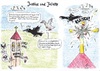 Cartoon: Justine und Juliette (small) by Tom13thecat tagged glaube,religion