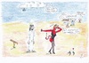 Cartoon: Jesus und der Teufel (small) by Tom13thecat tagged kaktus,cartoons