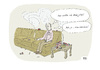 Cartoon: Alzheimer und Nikotinsucht (small) by darkplanet tagged nikotin,alzheimer,alt,rauchen,aschenbecher,zigaretten,qualm,rauch,sucht,abhängigkeit,krankheit,gesundheit,senioren