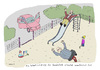 Cartoon: Die Infantilisierung der Gesells (small) by darkplanet tagged gesellschaft,rentner,kinder,spielplatz,freizeit,langeweile