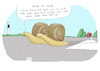 Cartoon: In der Ruhe liegt die Kraft (small) by darkplanet tagged schnecke,ruhe,corona,meditation,alltag,zeit,entspannung