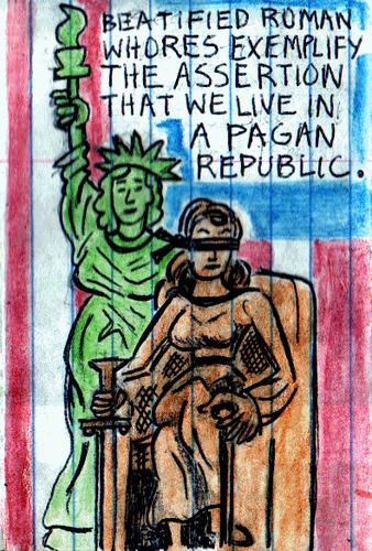 Cartoon: Team Hollaback (medium) by Tzod Earf tagged washington,george,kenineastman,conservative,united,states,pagan,republic,liberty,libertas,justice,dollar,bill,masonry,republican