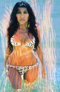 Cartoon: Kourtney Kardashian Caricature (small) by Tzod Earf tagged kourtney kardashian bikini flame ocean beach scene caricature zebra