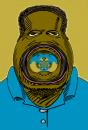 Cartoon: Xtra Silly Slf Prtrt (small) by Tzod Earf tagged caricature,self,portrait