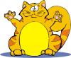 Cartoon: Orange Cat 01 (small) by Miaaudote tagged animals,adocao,adote,lata,vira,gato,pet,brasil,tocantins,palmas,miaaudote,kitty,yellow,orange,hug,cat