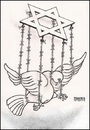 Cartoon: poor galanty show (small) by mussaygin tagged puppet,pigeon,poor,galanty,show