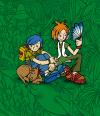 Cartoon: AMAZONAS (small) by Marelo tagged amazones,kids,sudamerica