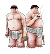 Cartoon: Business Brothers (small) by R Nishikawa tagged business,brothers,monster