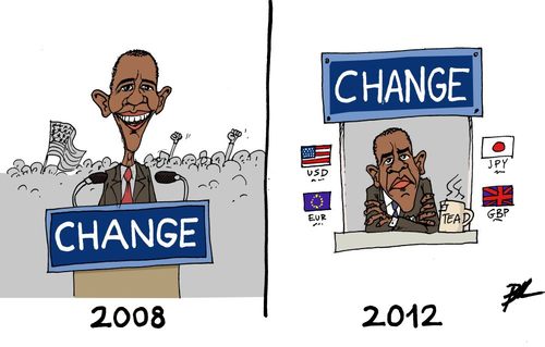 Cartoon: Change! (medium) by Ballner tagged obama,election,change