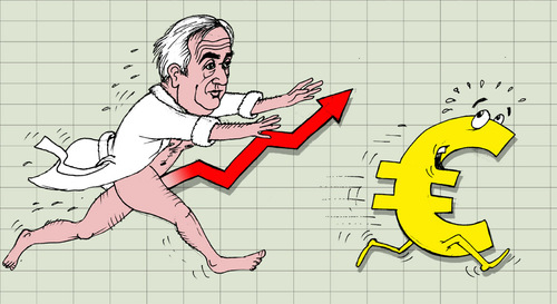 Cartoon: DSK - EUR (medium) by Ballner tagged euro,dominique,strauss,kahn