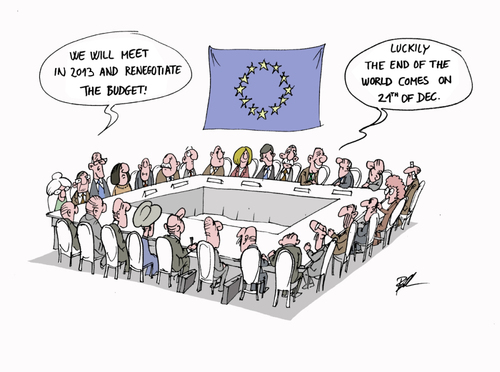 Cartoon: EU budget (medium) by Ballner tagged eu,budget