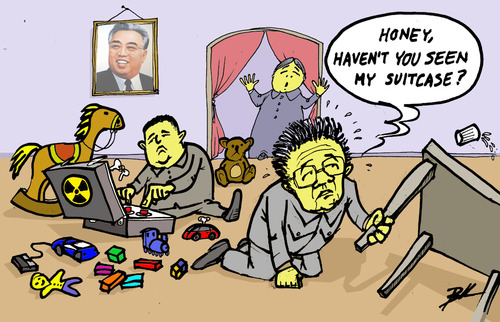 Cartoon: New boss (medium) by Ballner tagged kim,jong,il,north,korea