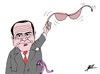 Cartoon: Arrivederci (small) by Ballner tagged berlusconi