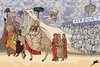 Cartoon: Flight from Egypt (small) by Ballner tagged egypt,revolution,giotto