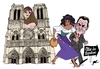 Cartoon: The story was changed (small) by Ballner tagged notre dame sarkozy hunchback