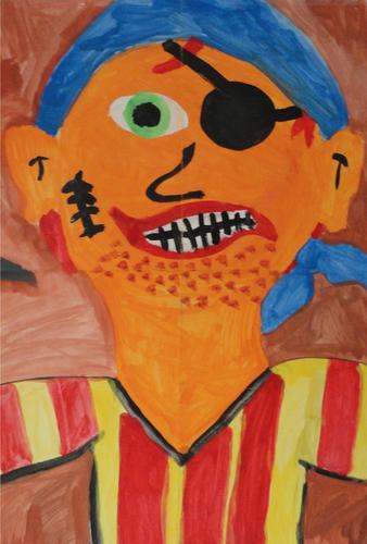 Cartoon: pirat (medium) by XombieLarry tagged pirat,nostalgie,oldschool
