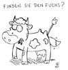 Cartoon: finden sie den fuchs (small) by XombieLarry tagged kuh,fuchs,suchspiel,einsendeschluss,schon,vorbei