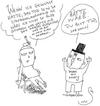 Cartoon: leb damit (small) by XombieLarry tagged axt,hirn,zylinder,tod