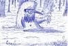 Cartoon: waldgeist (small) by XombieLarry tagged wald,geist
