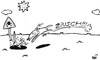 Cartoon: vorletzte geräusche -ziusch- (small) by XombieLarry tagged ziusch,hund,knochen,tod,weildarum,geräusch